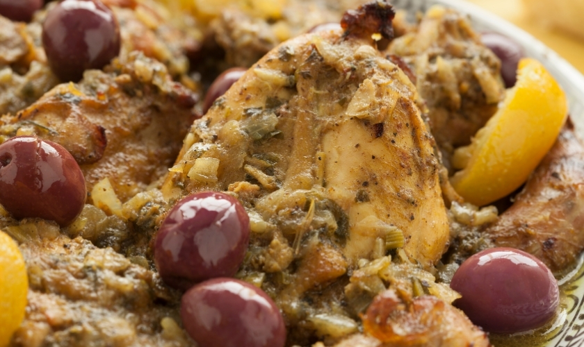 Chicken With Preserved Lemon and Olives