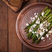 Roasted Asparagus Salad with Feta Cheese